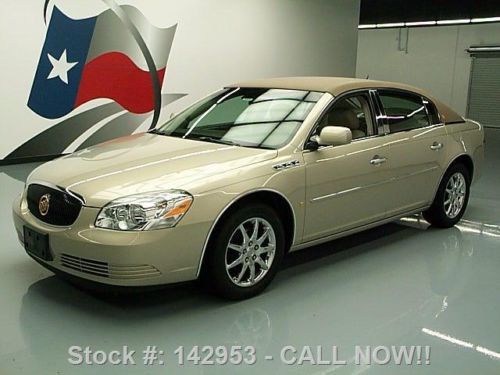 2007 buick lucerne cxl v6 htd leather canvas roof 69k texas direct auto