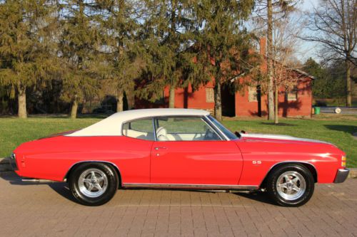 1971 chevrolet chevelle ss 454 rotisserie restoration incredible mint no reserve
