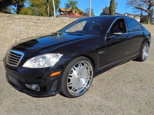 2009 amg s63 518 h.p. 22&#034; wheels pano-roof low miles loaded calif. car