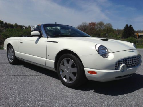 2003 ford thunderbird one owner! 21k miles.  hardtop included.