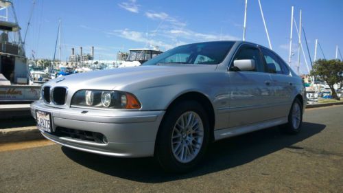 2003 530 i bmw silver only 37k miles!!! orignal owner &amp; clean title !