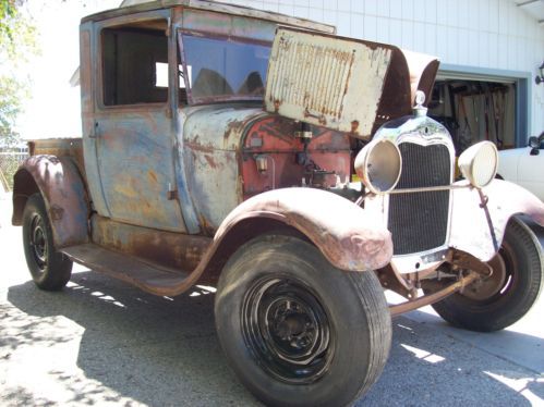 1928 ford model a pickup truck hot rod rat rod street rod original runner
