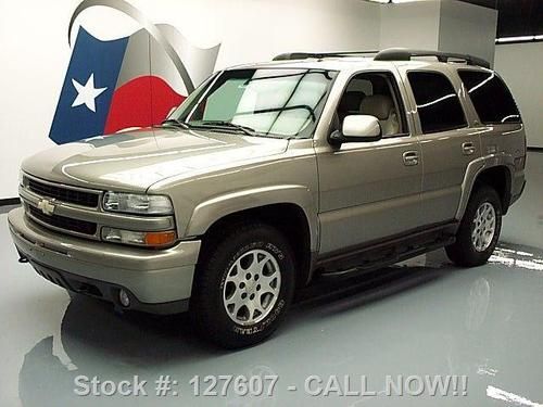 2002 chevrolet tahoe z71 4x4 sunroof leather 59k miles texas direct auto