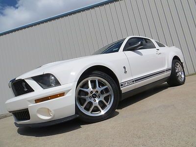08 mustang gt500 shelby (supercharged) 500hp 6spd loud &amp; fast xenon carfax tx !
