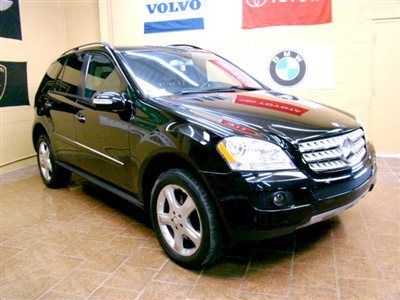 08 mercedes ml350 4matic awd p1 pkg navigation rear cam tow pkg fully equipped!