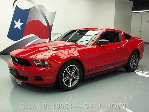 2010 ford mustang v6 premium leather shaker sync 73k mi texas direct auto