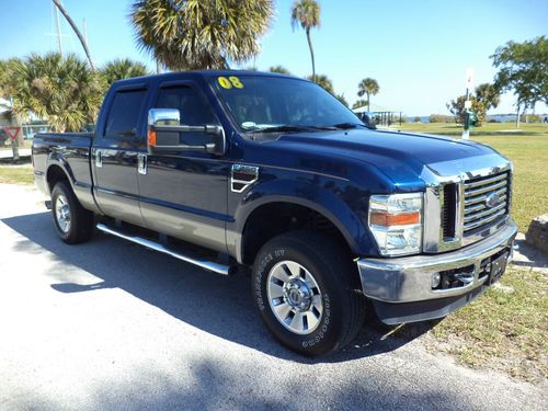 Beautiful 2008 ford f250 crew cab 4x4 diesel with only 41k miles! hitch, wow