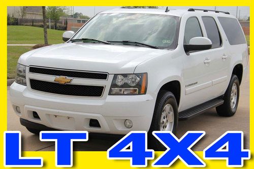 2007 chevy suburban lt 4x4,leather,sunroof,dvd,clean title,rust free
