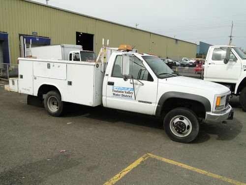 1996 gmc sierra c/k 3500 service utility truck - non operational-bad head gasket