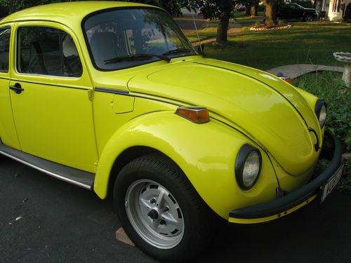 73 sport bug super beetle - saturn yellow