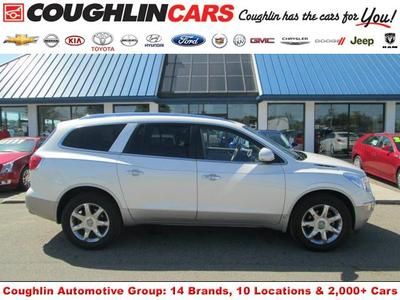 We finance! 2009 buick enclave cxl leather fwd dvd 75k mi clean carfax! wow