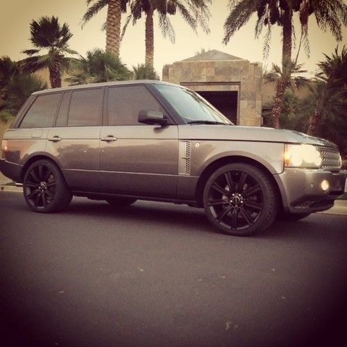 2007 range rover hse supercharged fully loaded lux w/ 22" wheels