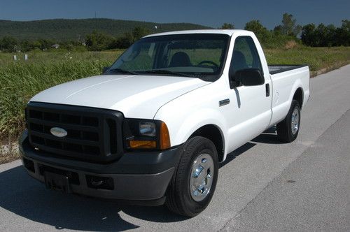 2007 ford f250 regular cab long bed - 110k actual miles - v8 automatic