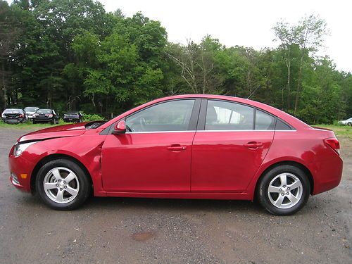 2012 chevy cruze lt sedan clean clear title repairable project low miles