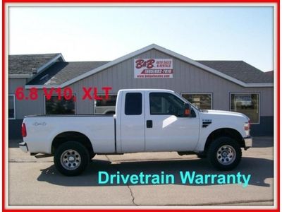 6.8l 4x4 extended cab, white , inspected, 3 mo/3000 mile drivetrain warranty