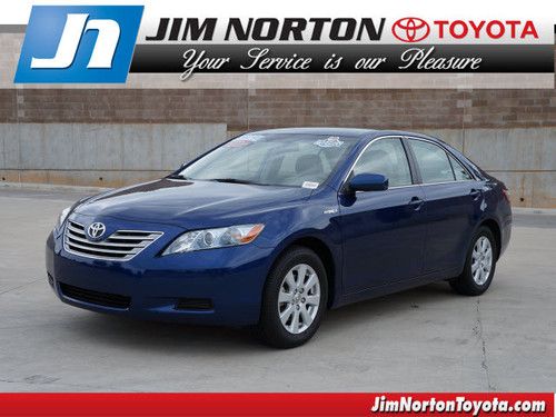 Cert blue tan leather hybrid 34 mpg 1 owner clean carfax air cruise low miles
