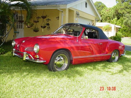 1969 vw - karman ghia covertible - 1969  the right year!