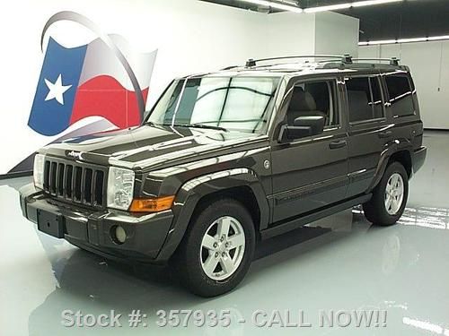2006 jeep commander 4x4 7 pass htd seats roof rack 71k texas direct auto