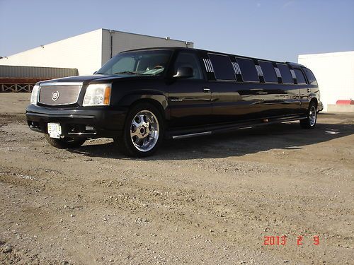 2002 cadillac escalade 180"  stretch 14 passenger limo by royal couch sharp!