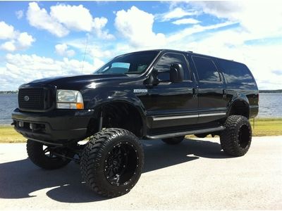 2003 4x4 lifted diesel ford excursion limited!! great condition!