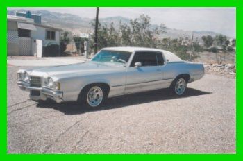 1972 pontiac grand prix 400 v8 with 300 miles automatic coupe one owner silver