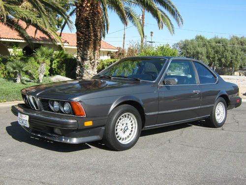 1985 bmw 635csi: classic daily driver in palm springs, california - no reserve!!