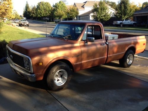 1971 chevy c/10 2wd long bed pick up with 350 motor, auto trans, power steering