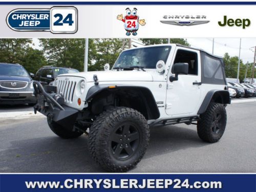 Jeep wrangler sport 4x4 4wd manual soft top clean carfax we finance