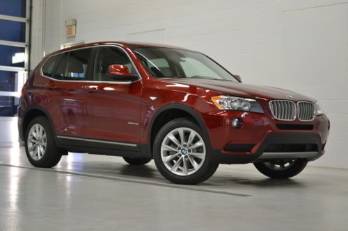 Great lease/buy! 14 bmw x3 28i premium cold weather xline trim leather moonroof