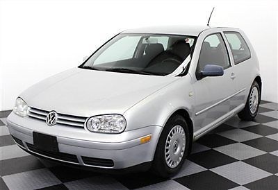 5 speed 2dr hatchback manual trans 2000 golf silver clean carfax autocheck clean