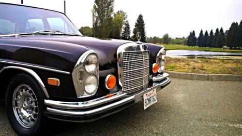 1972 mercedes benz 280se 4.5, california barnfind, w108, low reserve, low miles