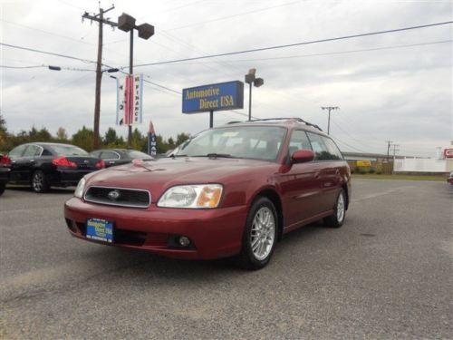 03 awd import sunroof power automatic wagon red inspected warranty - no reserve