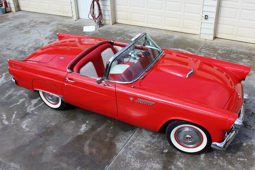1955 thunderbird....briallant red paint....nice interior....mechanical is good