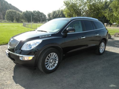 2008 buick enclave cxl awd onyx black, seats 7, five star safety rating