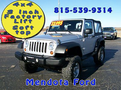 2011 jeep wrangler sport factory lifted soft top 33 inch tires manual 4x4 3.73