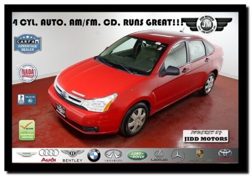 Red 4 cylinder great mpg one owner financing available! trades welcome!