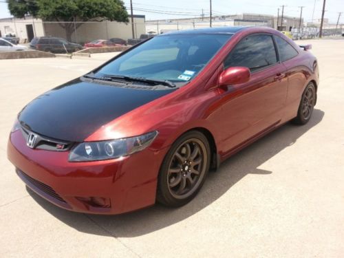 2008 honda civic si coupe 6-speed *upgraded wheels*spoiler*injen cold air*