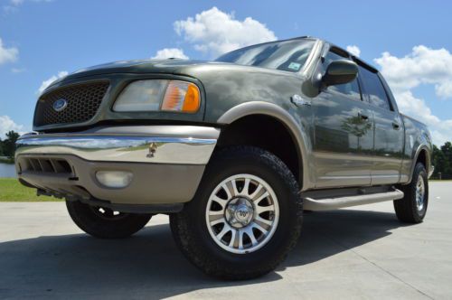 2001 ford f-150 supercrew king ranch fx4 quad buckets sunroof