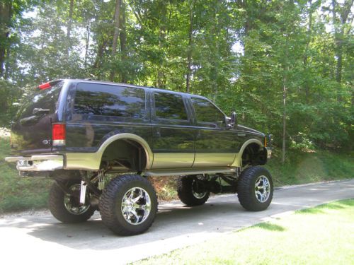 2000 ford excursion limited sport utility 4-door 6.8l lifted 4x4 ,