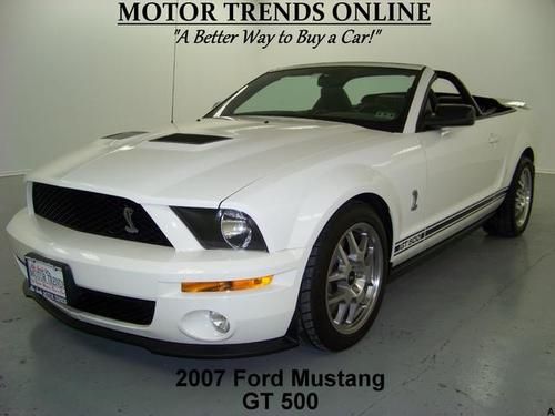 Shelby gt500 convertible navigation cobra supercharged 2007 ford mustang 39k
