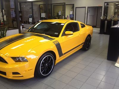 New 2013 ford mustang boss 302  coupe