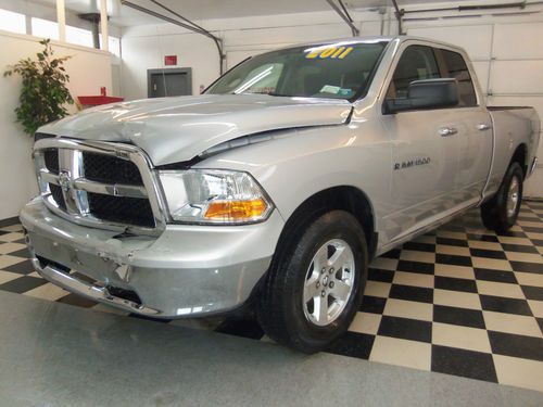 2011 dodge quad cab 4wd  sells to high bidder salvage rebuildable