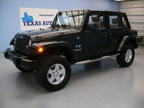 We finance!!!  2008 jeep wrangler unlimited x 4x4 hard top auto lift pioneer aux
