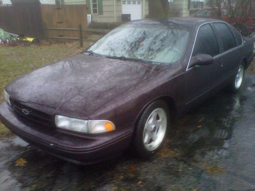 1995 impala ss-"black cherry" color-not a clone