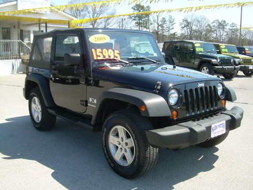 2008 jeep wrangler x 4x4 low miles!!!!