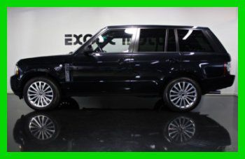 2012 land rover range rover s/c, only 11,120 miles msrp $104,620.00, hard loaded