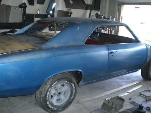 Rust free 1966 chevelle ss 396 numbers matching 4 speed restoration project