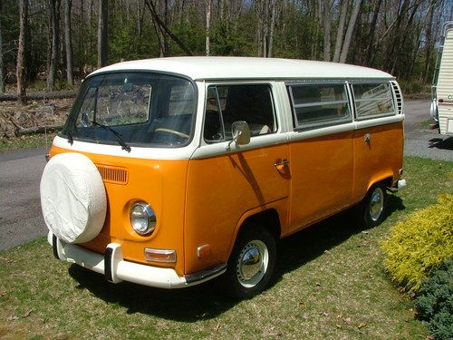 1971 volkswagon bus tin top camper