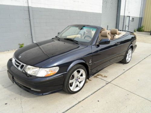 2002 saab 9-3 se convertible 119k 5speed turbo sporty clean leather summer car