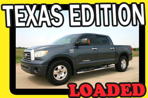 Limited texas edition crewmax v8 5.7l auto trns loaded leather nav/cam 95 pix $